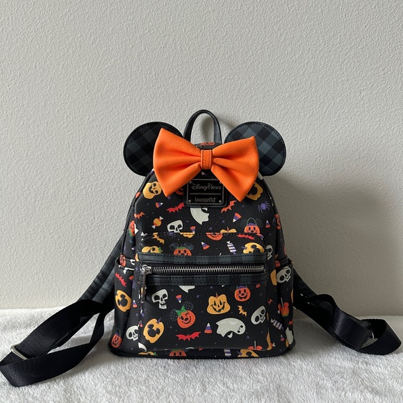 disney loungefly mini backpack halloween Mickey Mouse Frankenstein Mickey Cosplay Mini-Backpack its sure to add spirit to your wardrobe. Disney Parks Loungefly - Halloween